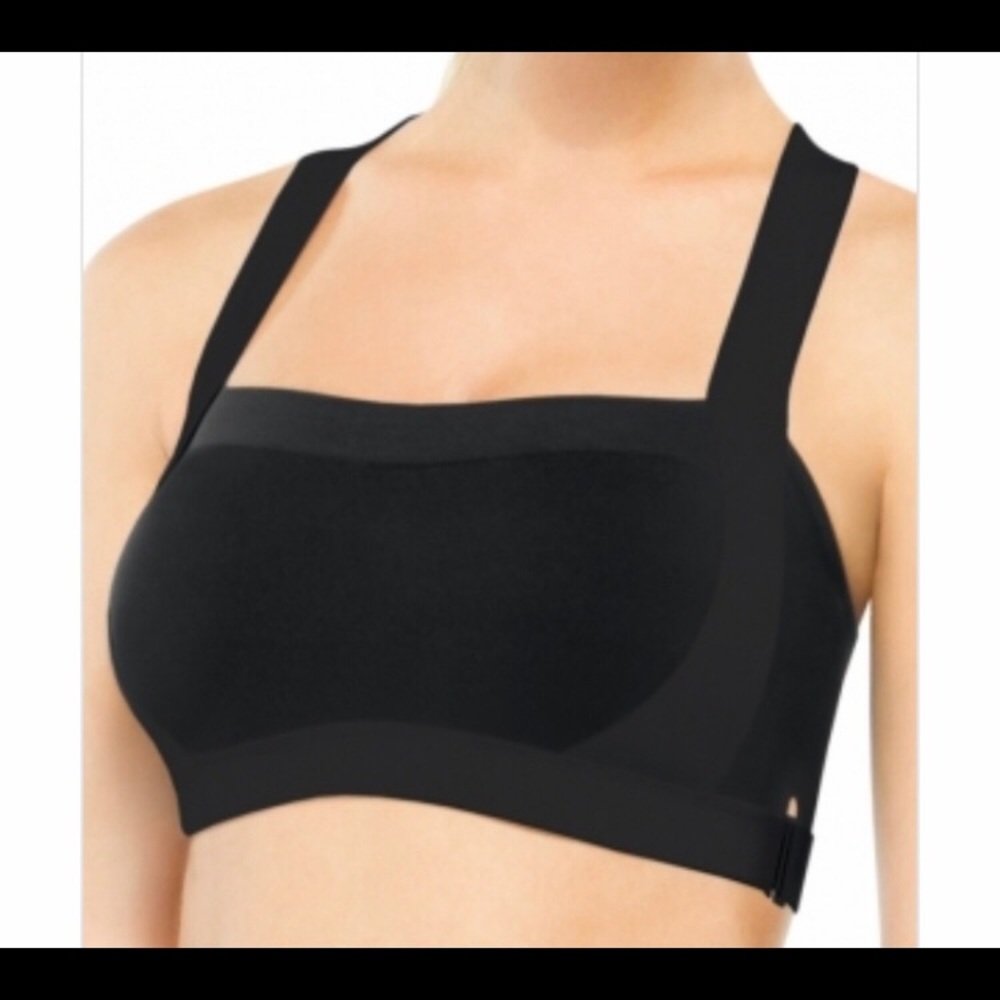 SPANX Bra Workout Active Racerback Sports Bra Black Small